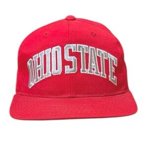 STARTER Vintage Ohio State Hat OSU Buckeyes Baseball Cap SnapBack Flat Bill
